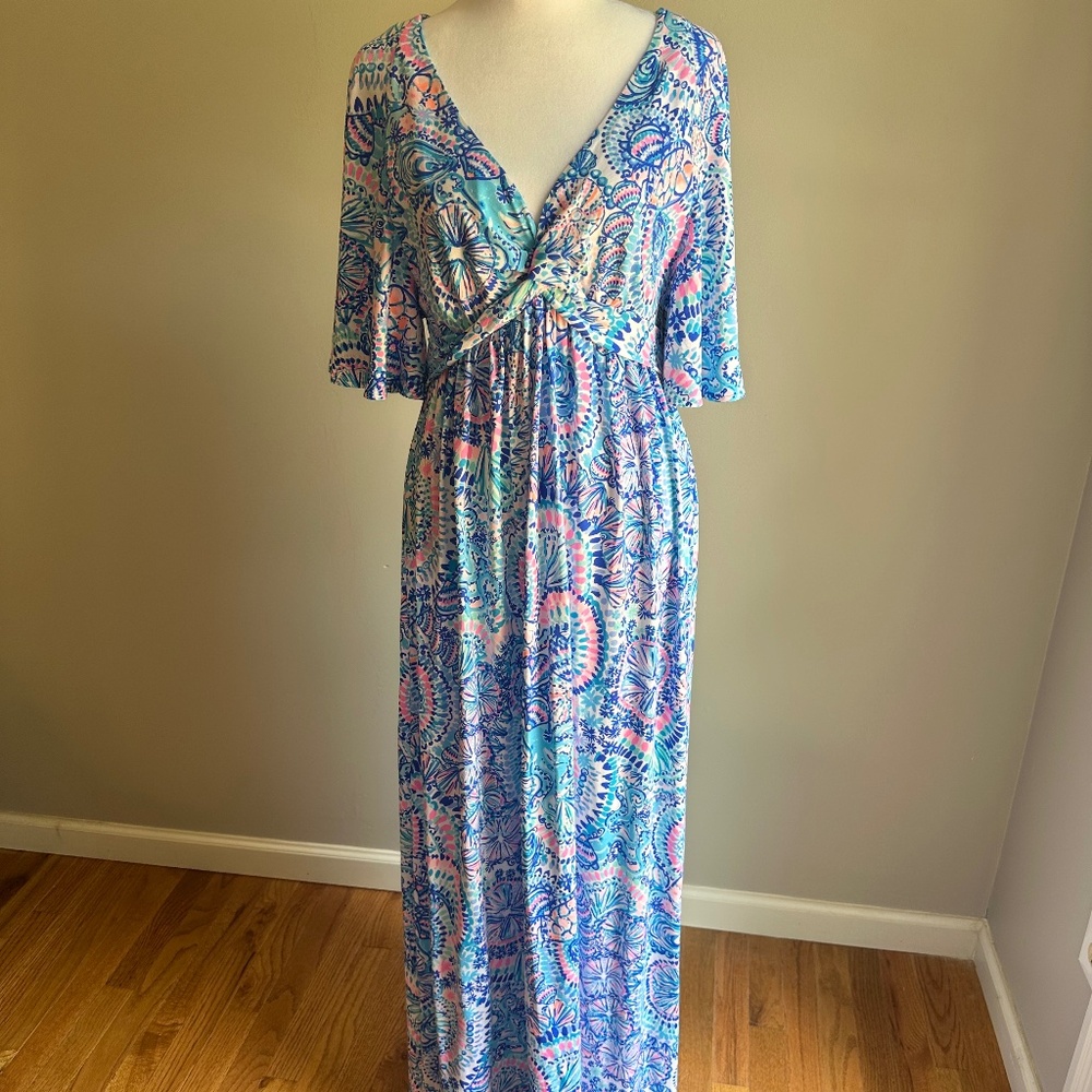 Lilly Pulitzer Minka Sleeved Maxi Dress